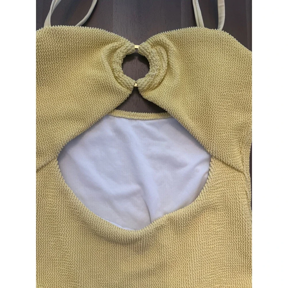 Asbayson yellow smocked